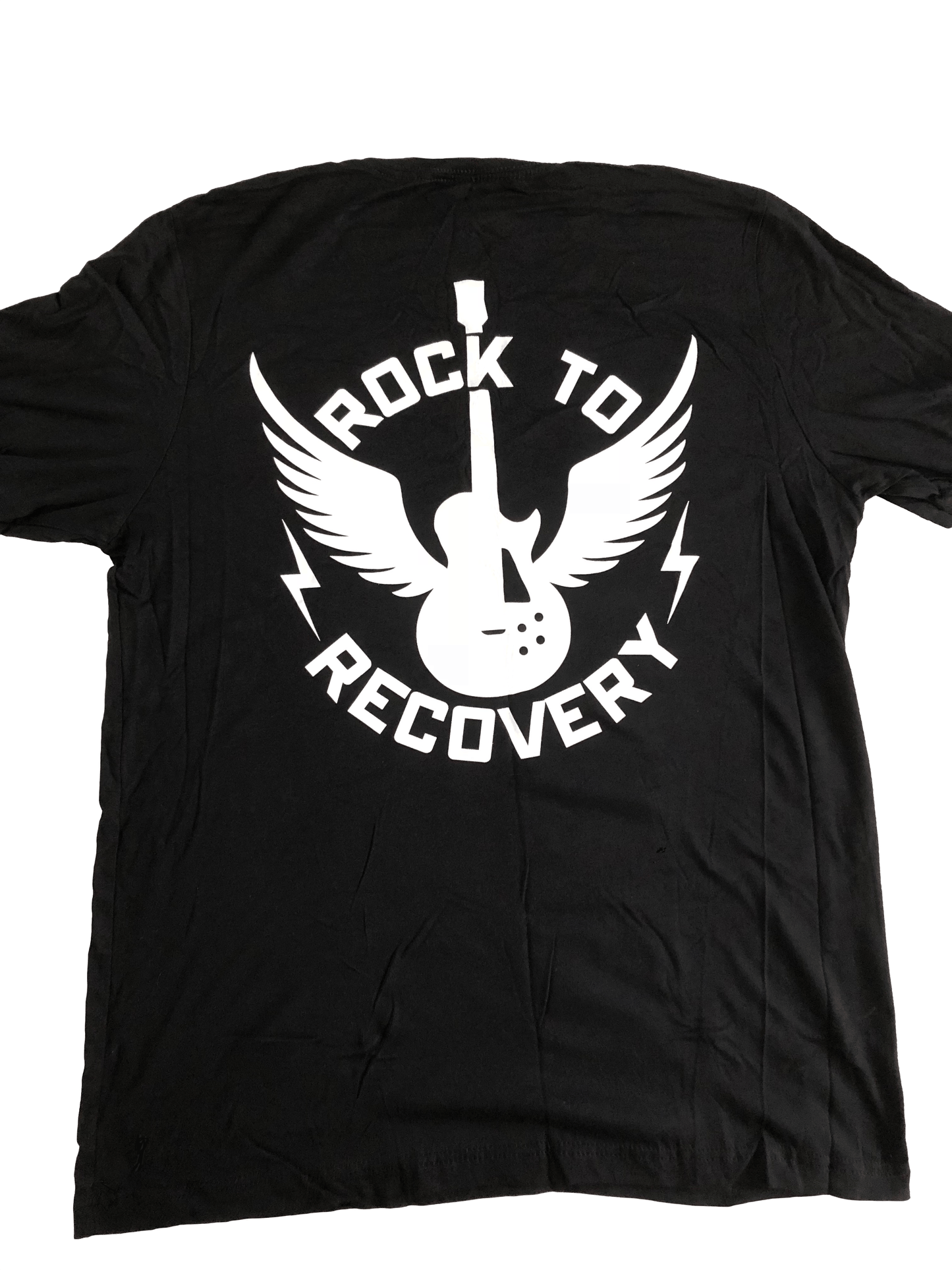 T-Shirt: Rock to Recovery: Blank Front, Logo on Back